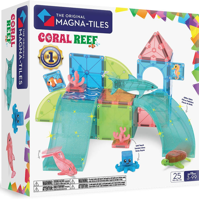 Magna Tiles Coral Reef box on a white background