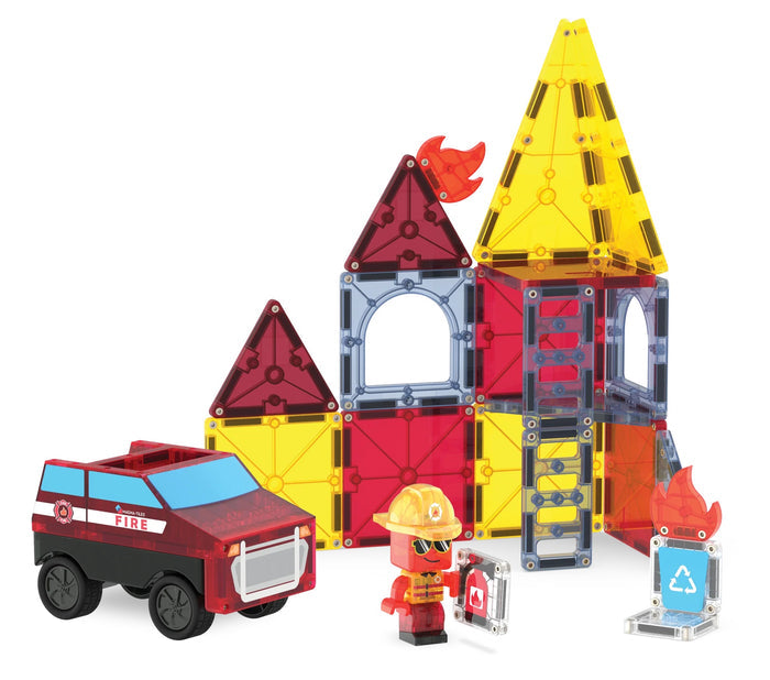 Magna Tiles Fire Rescue 27-Piece Set