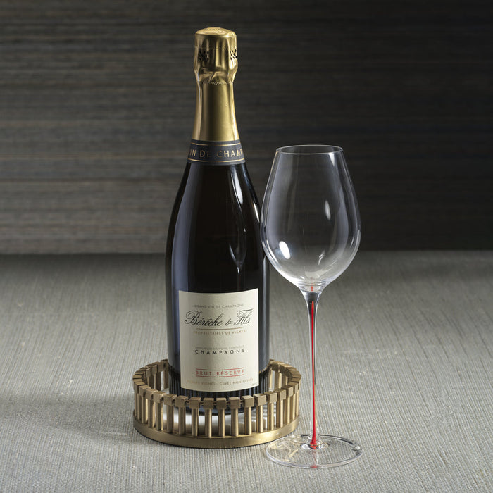 Marbelle Metal and Marble Bottle Coaster - Barware by Carlyle Avenue