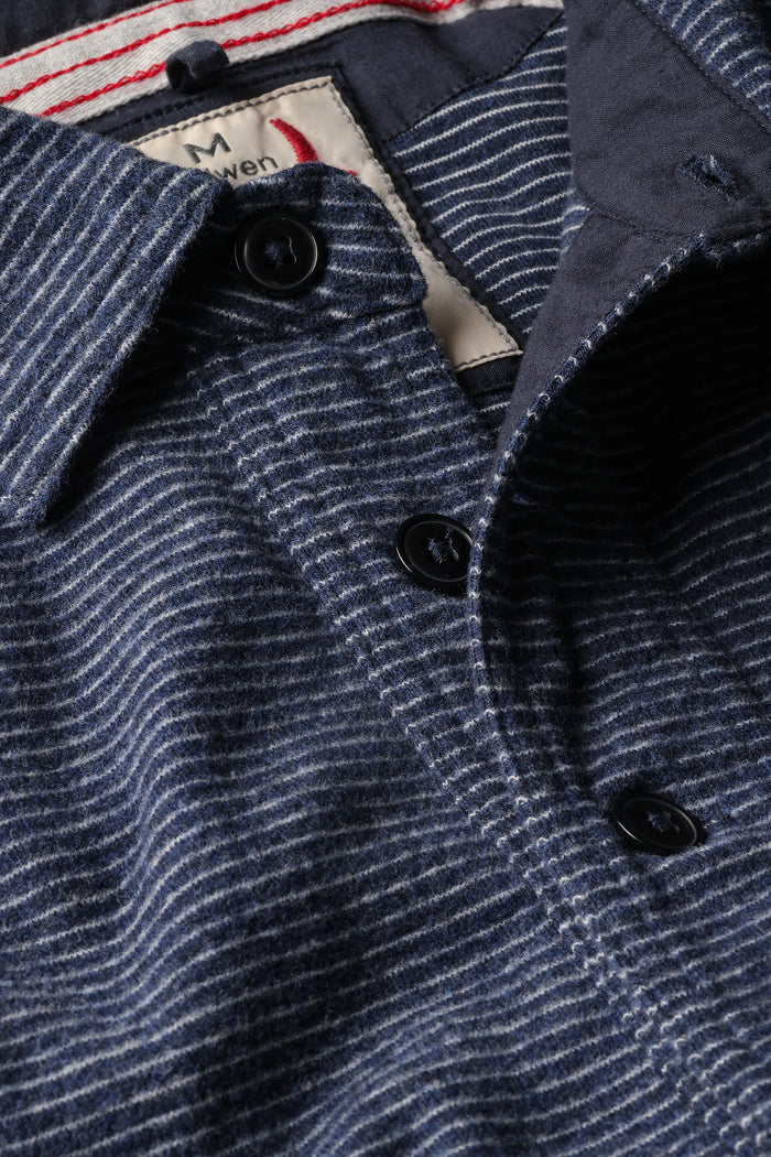 Mariner Polo - Navy Stripe