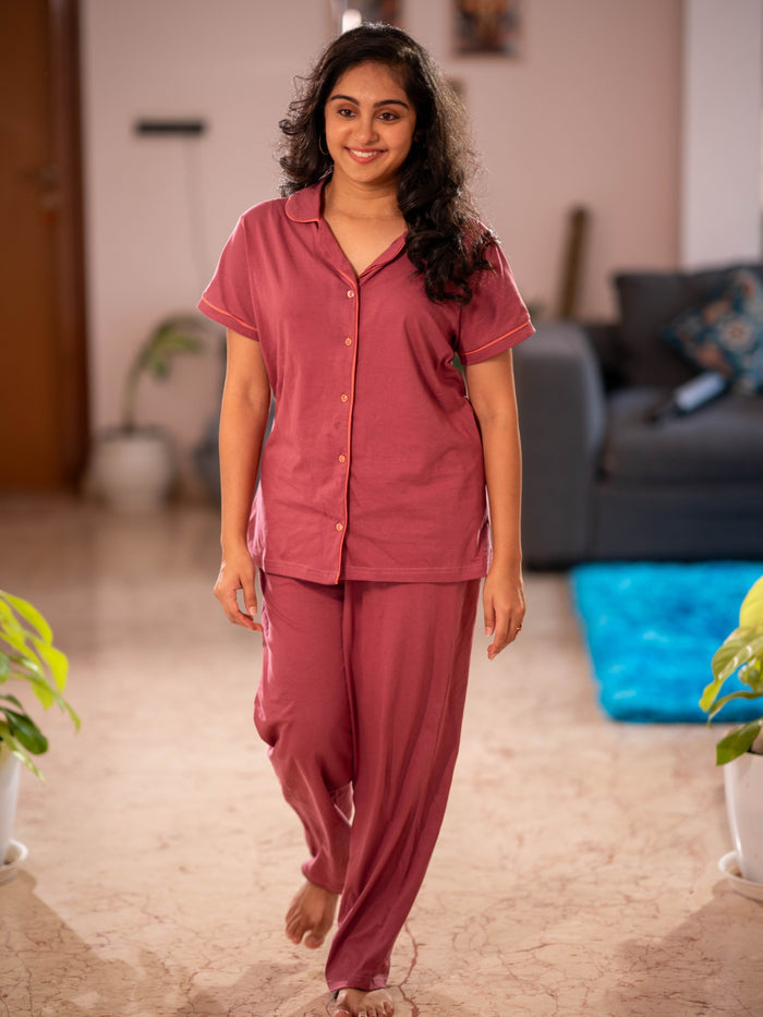 Mauve Beauty Pyjama Set