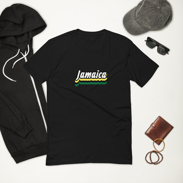 Men's Jamaica Graphic Form-fitting T-shirt - Bloom Seventy Seven