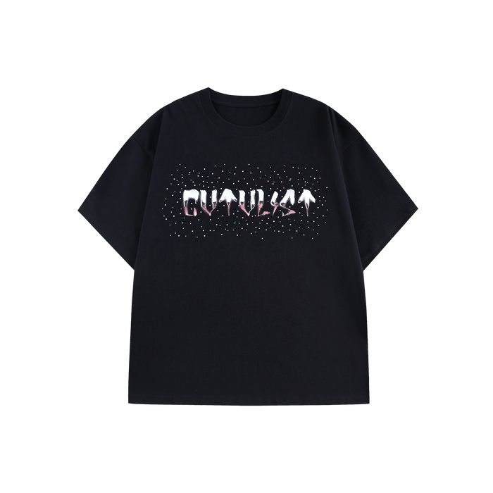 Metallic Logo Crystal Tee
