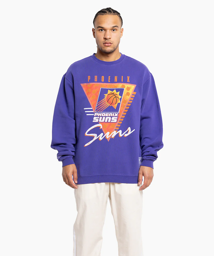 Mitchell & Ness Phoenix Suns Tri Logo Crew (Purple)