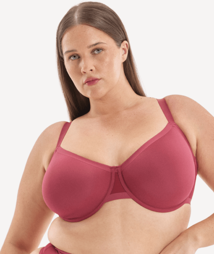Nala Bio Balconette Bra - Burnt Fig