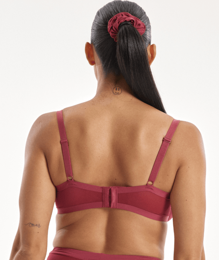 Nala Bio Balconette Bra - Burnt Fig