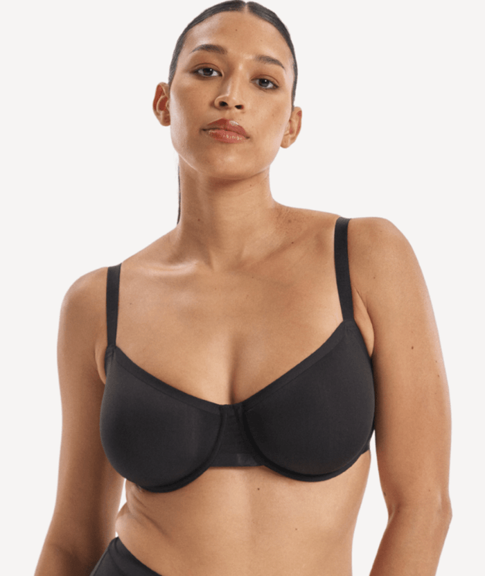 Nala Bio Balconette Bra - Licorice