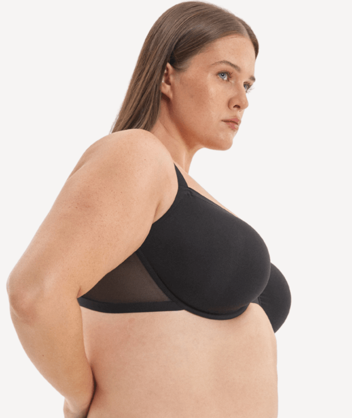 Nala Bio Balconette Bra - Licorice