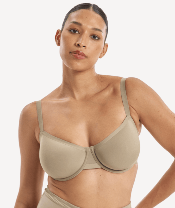 Nala Bio Balconette Bra - Porcini Mushroom