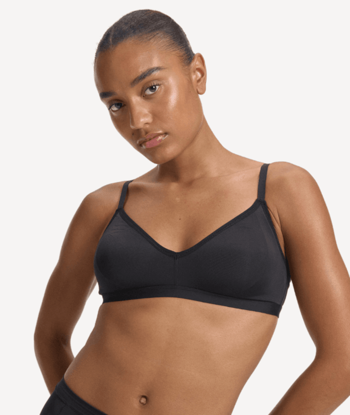 Nala Bio Comfort Wirefree Bralette - Licorice