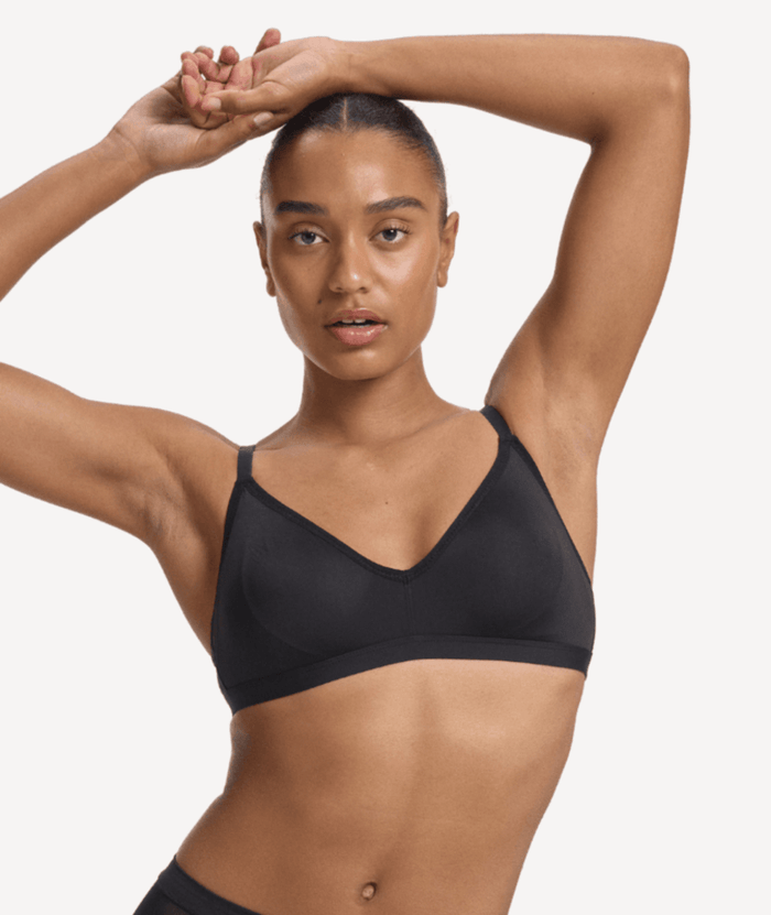 Nala Bio Comfort Wirefree Bralette - Licorice
