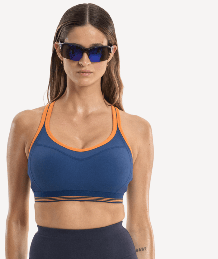Nala High Impact Wirefree Sports Bra - Space/Oj