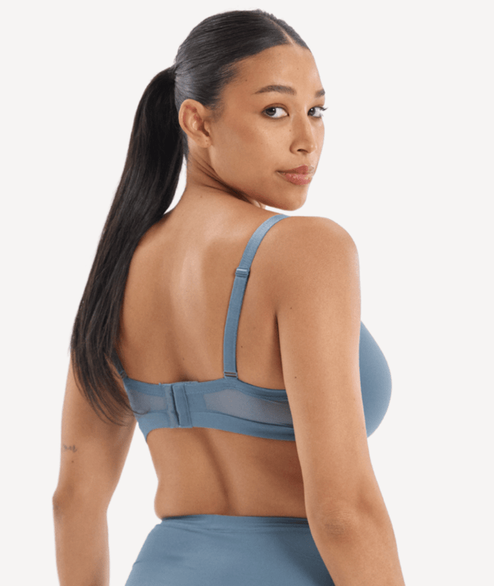 Nala Knockout Padded T-shirt Bra - Blue Steel
