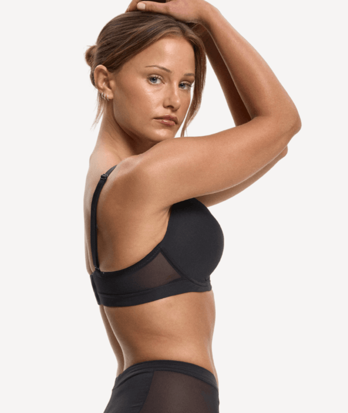 Nala Knockout Padded Tshirt Bra - Licorice