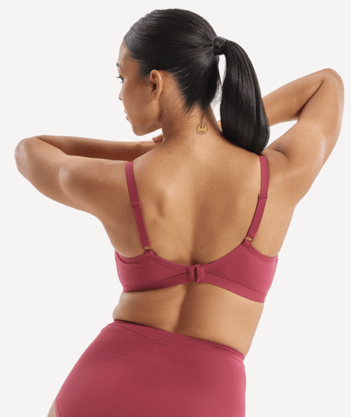 Nala Maternity Comfort Wirefree Bralette Bra - Burnt Fig