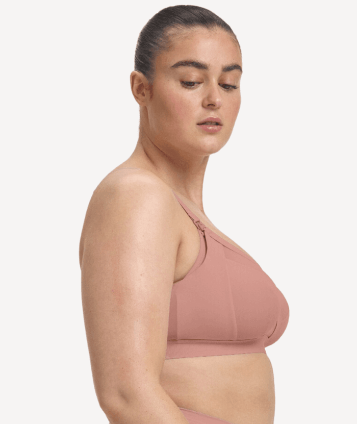 Nala Maternity Support Wirefree Bralette - Desert Dust