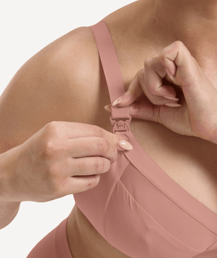 Nala Maternity Support Wirefree Bralette - Desert Dust