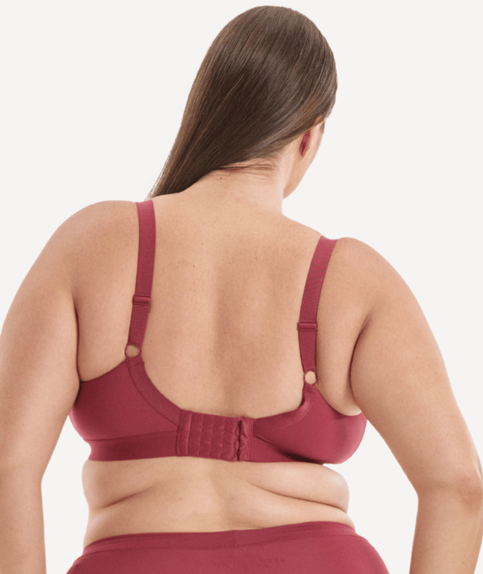 Nala Maternity Support Wirefree Bralette Bra - Burnt Fig