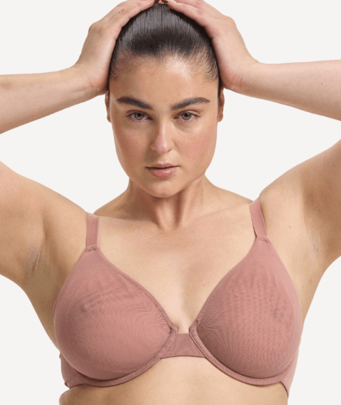 Nala Mesh Underwire Bra - Desert Dust