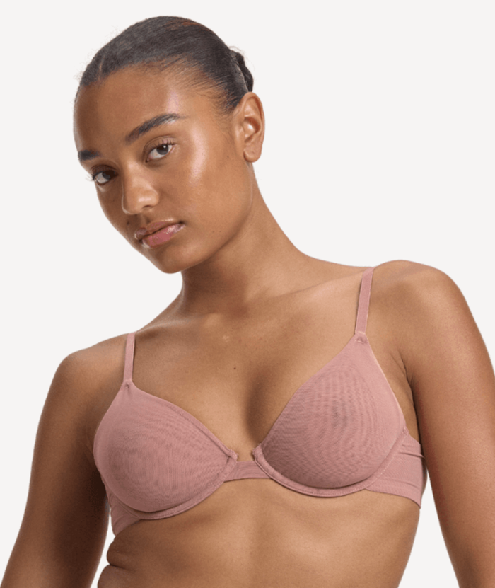 Nala Mesh Underwire Bra - Desert Dust