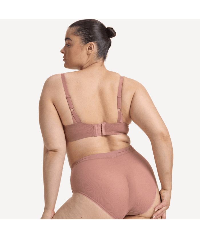 Nala Mesh Underwire Bra - Desert Dust