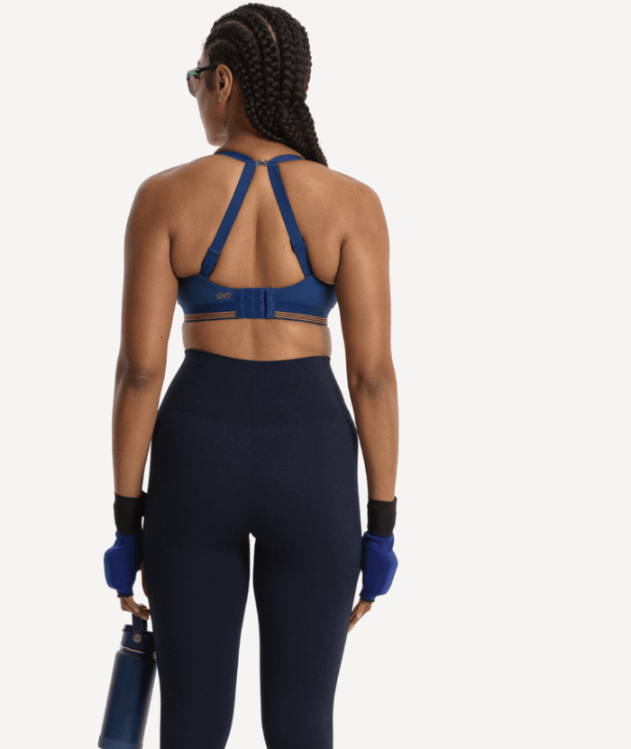 Nala Sporty Support Wirefree Bralette Bra - Space/Oj