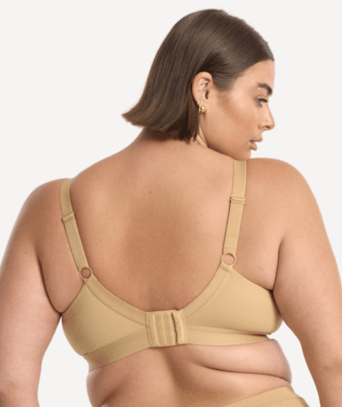 Nala Support Wirefree Bralette - Almond Milk