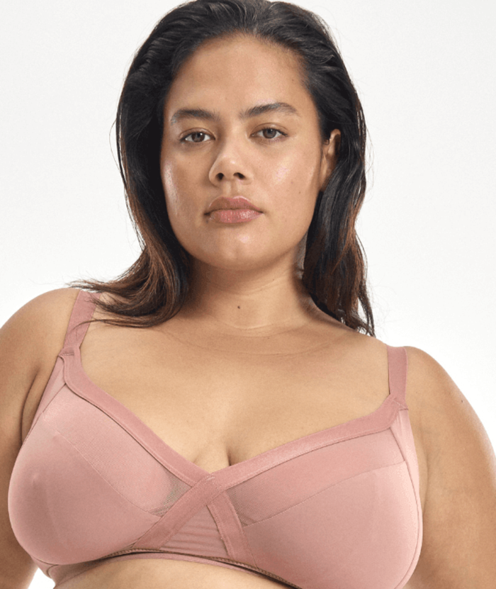Nala Support Wirefree Bralette - Desert Dust