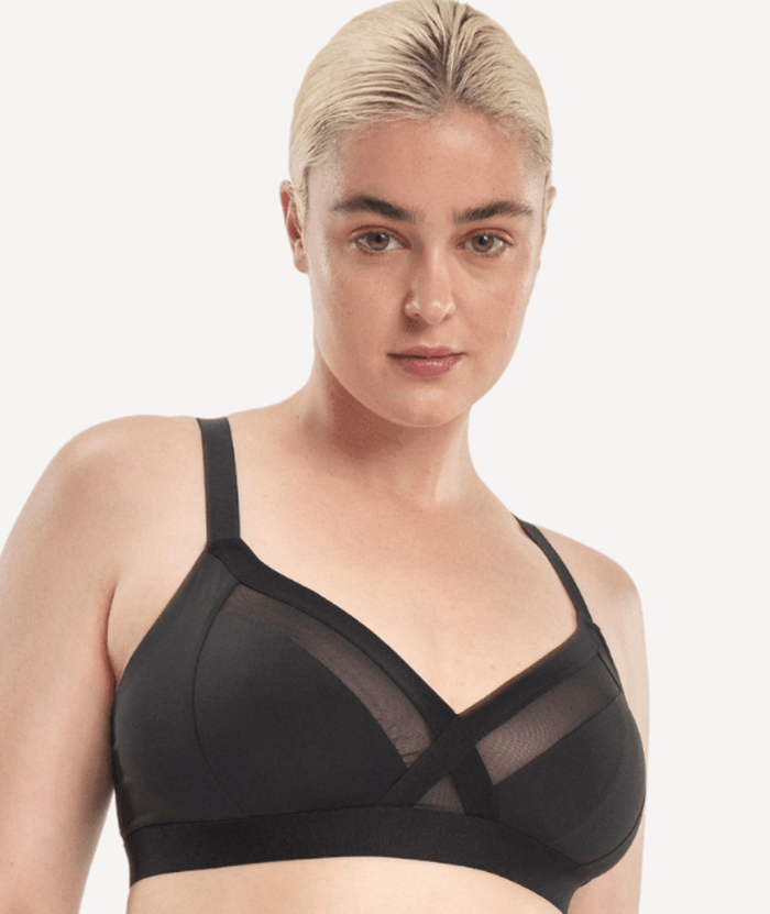 Nala Support Wirefree Bralette - Licorice
