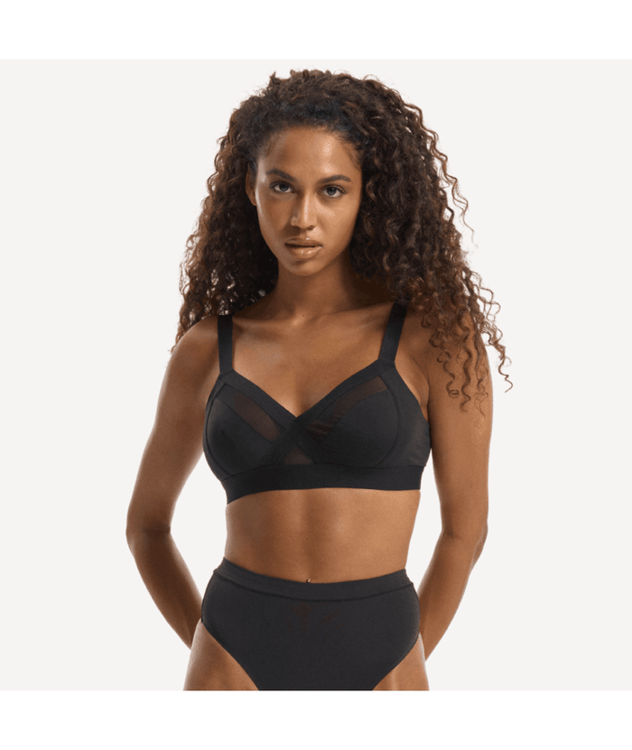 Nala Support Wirefree Bralette - Licorice