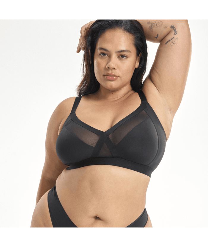 Nala Support Wirefree Bralette - Licorice