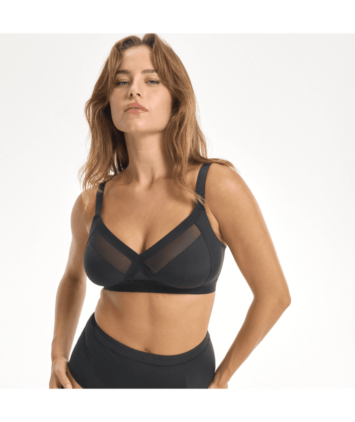 Nala Support Wirefree Bralette - Licorice