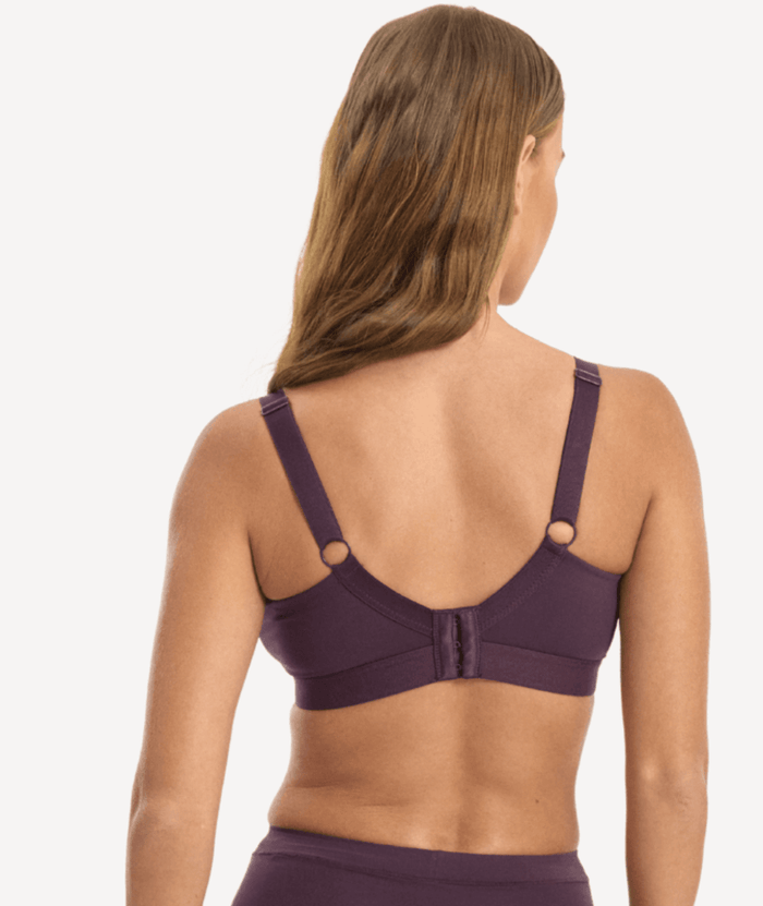 Nala Support Wirefree Bralette - Mulberry