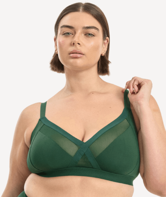 Nala Support Wirefree Bralette - Poison Ivy