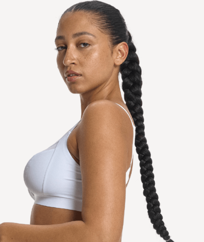 Nala Support Wirefree Bralette - Snow Cone