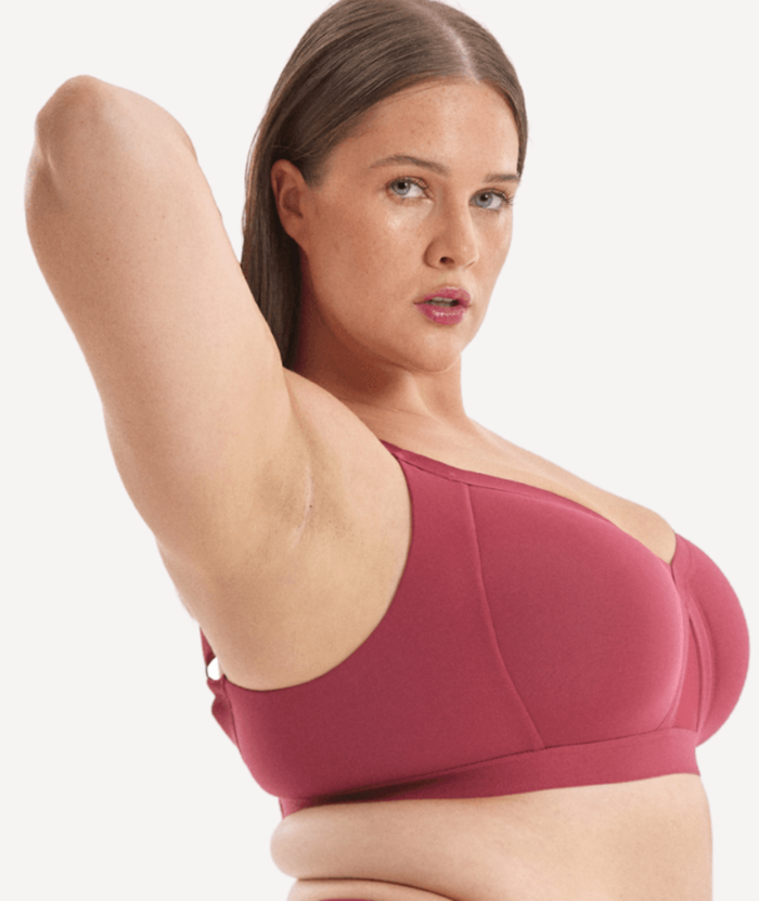 Nala Support Wirefree Bralette Padded - Burnt Fig