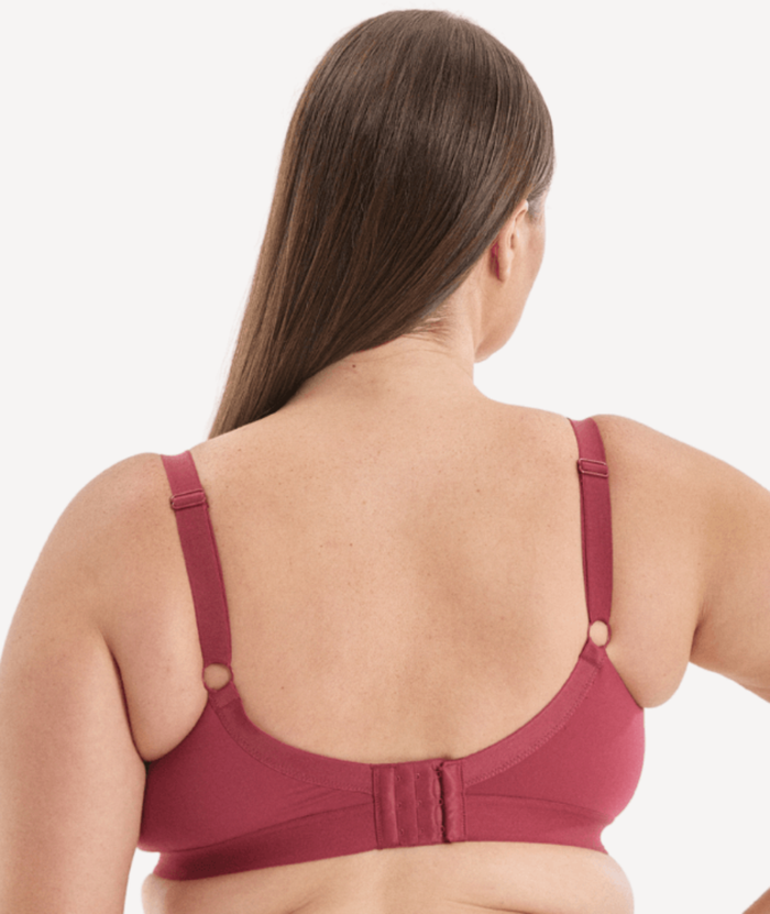 Nala Support Wirefree Bralette Padded - Burnt Fig
