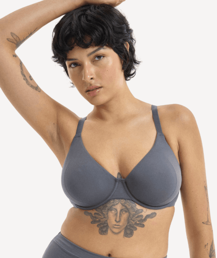 Nala Underwire Bra - Better Than Cotton - Galaxy Grey