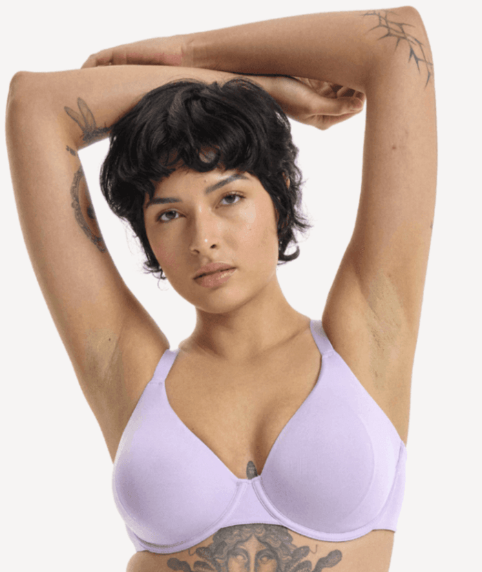 Nala Underwire Bra - Better Than Cotton - Lavender Fizz