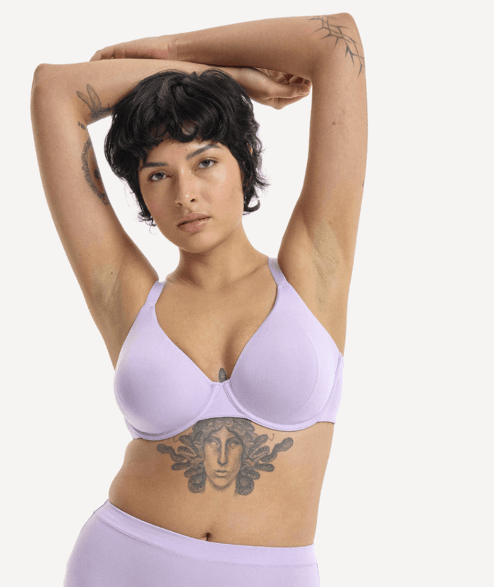 Nala Underwire Bra - Better Than Cotton - Lavender Fizz