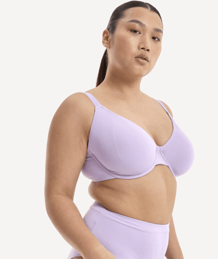 Nala Underwire Bra - Better Than Cotton - Lavender Fizz