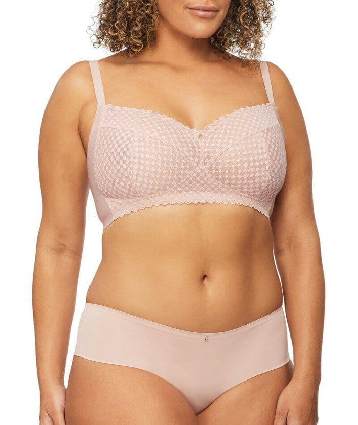 Nancy Ganz Revive Lace Midi Brief - Rose Quartz Knickers