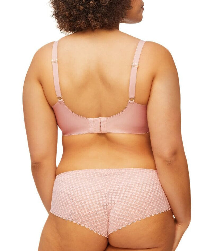 Nancy Ganz Revive Lace Midi Brief - Rose Quartz Knickers
