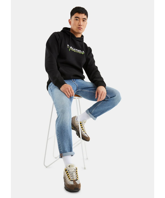 Nautica Competition Brundy Overhead Hoodie (Black)