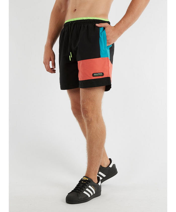 Nautica Competition Fraser 6’ Swim Shorts (Black)