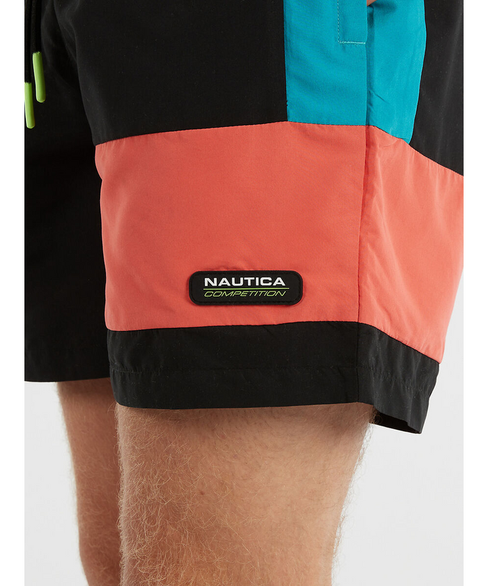 Nautica Competition Fraser 6’ Swim Shorts (Black)