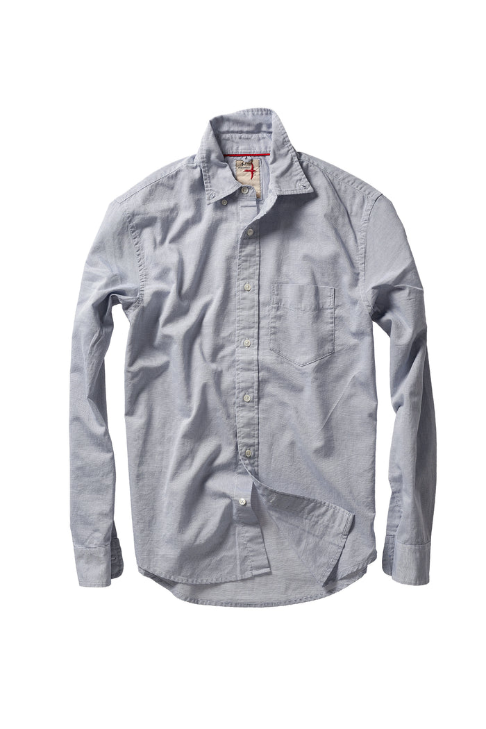 Nautical Neats Shirt - White / Blue Dobby