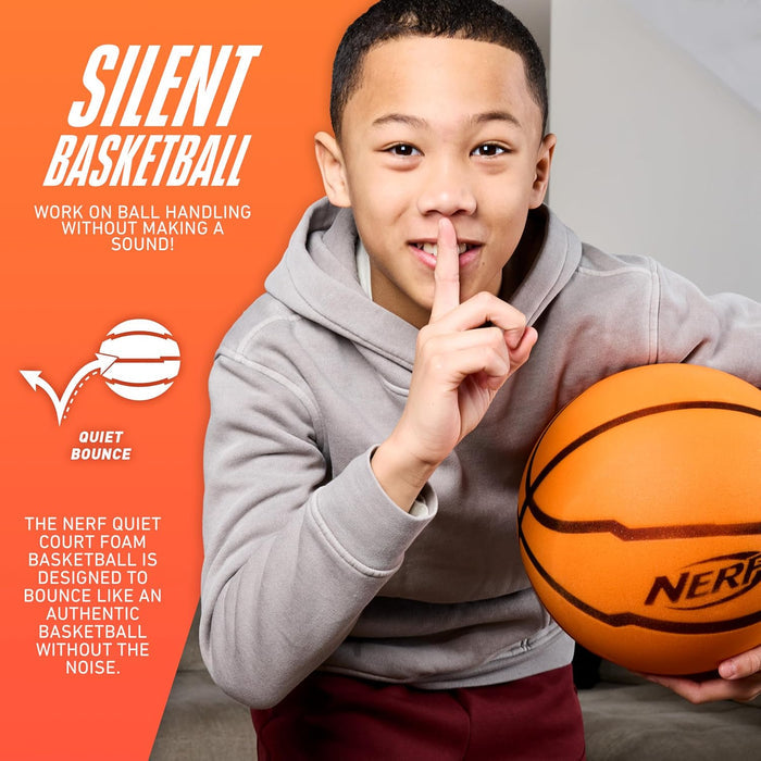 Nerf Quietcourt Silent Foam Basketball