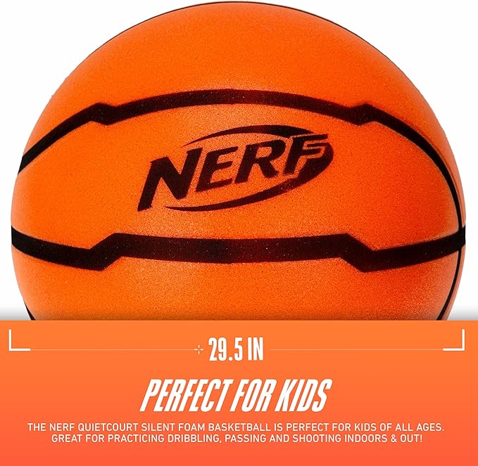 Nerf Quietcourt Silent Foam Basketball