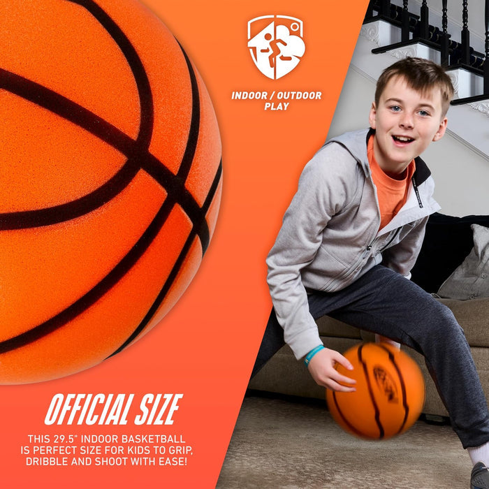 Nerf Quietcourt Silent Foam Basketball